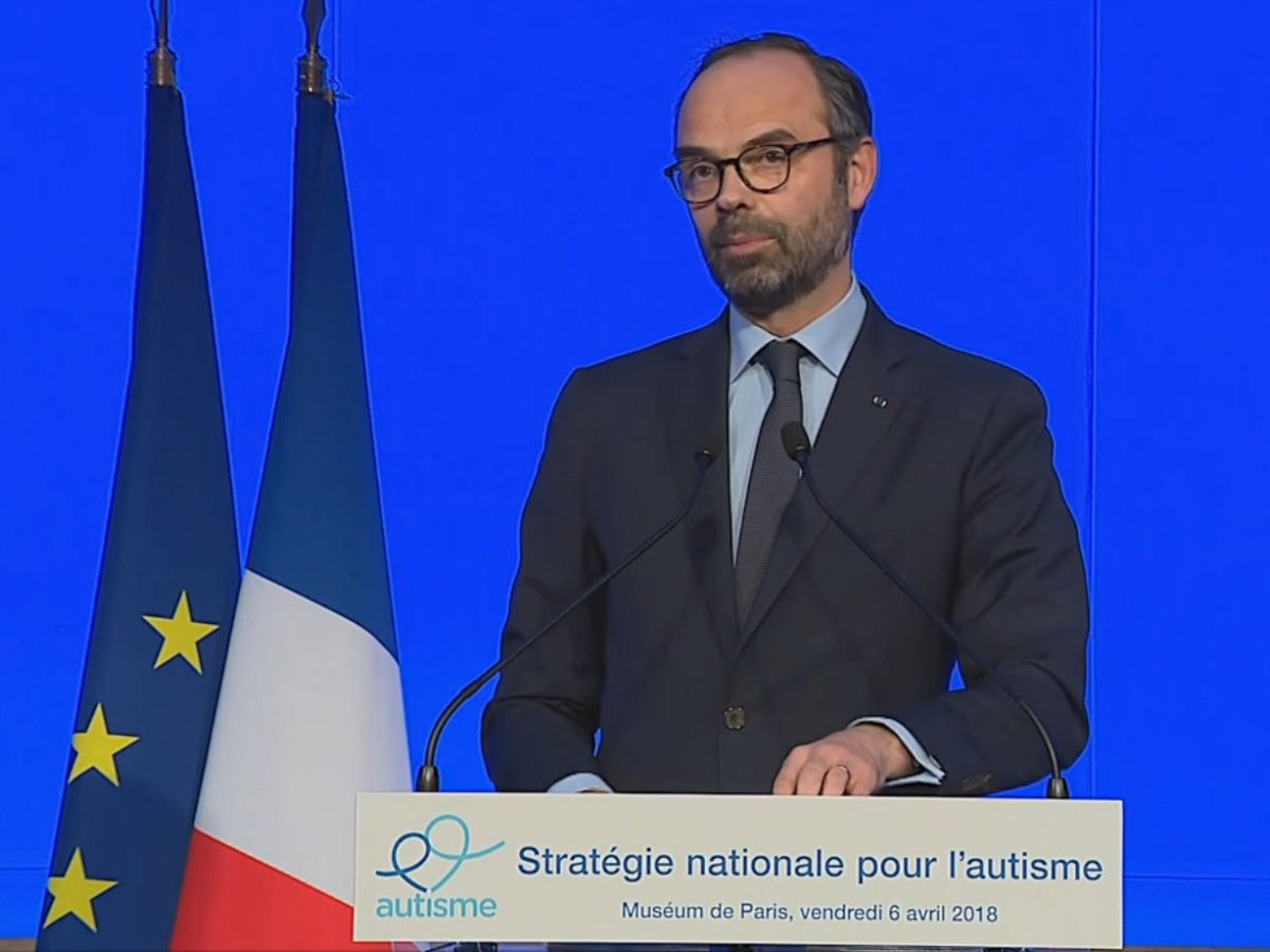 2018.04.06.Presentation du 4e plan autisme par le premier ministre Edouard PHILLIPPE le 6 avril 2018 au Museum de Paris