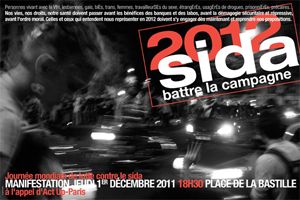 Affiche de la journée mondial du VIH-sida