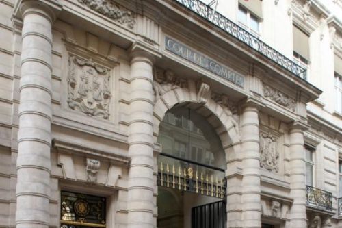 Façade extérieur de la cour des comptes