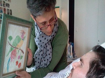 Vincent Lambert dans son lit d&rsquo;h&ocirc;pital en 2012 en &eacute;tat v&eacute;g&eacute;tatif