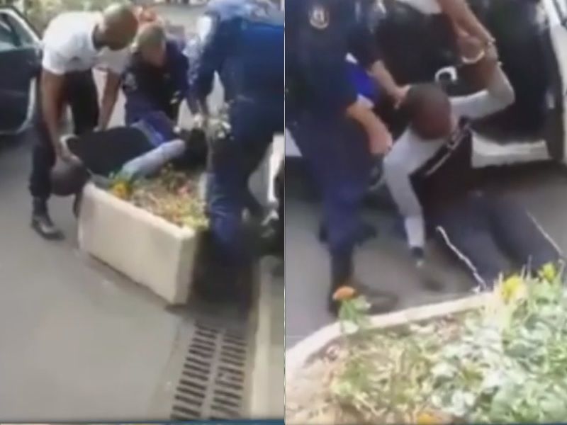 Arrestation musclee d une personnes handicapee