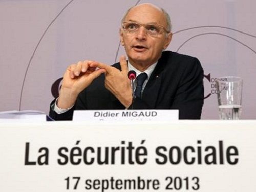 Didier MIGAUD, premier président de la Cour des comptes le 17 septembre 2013
