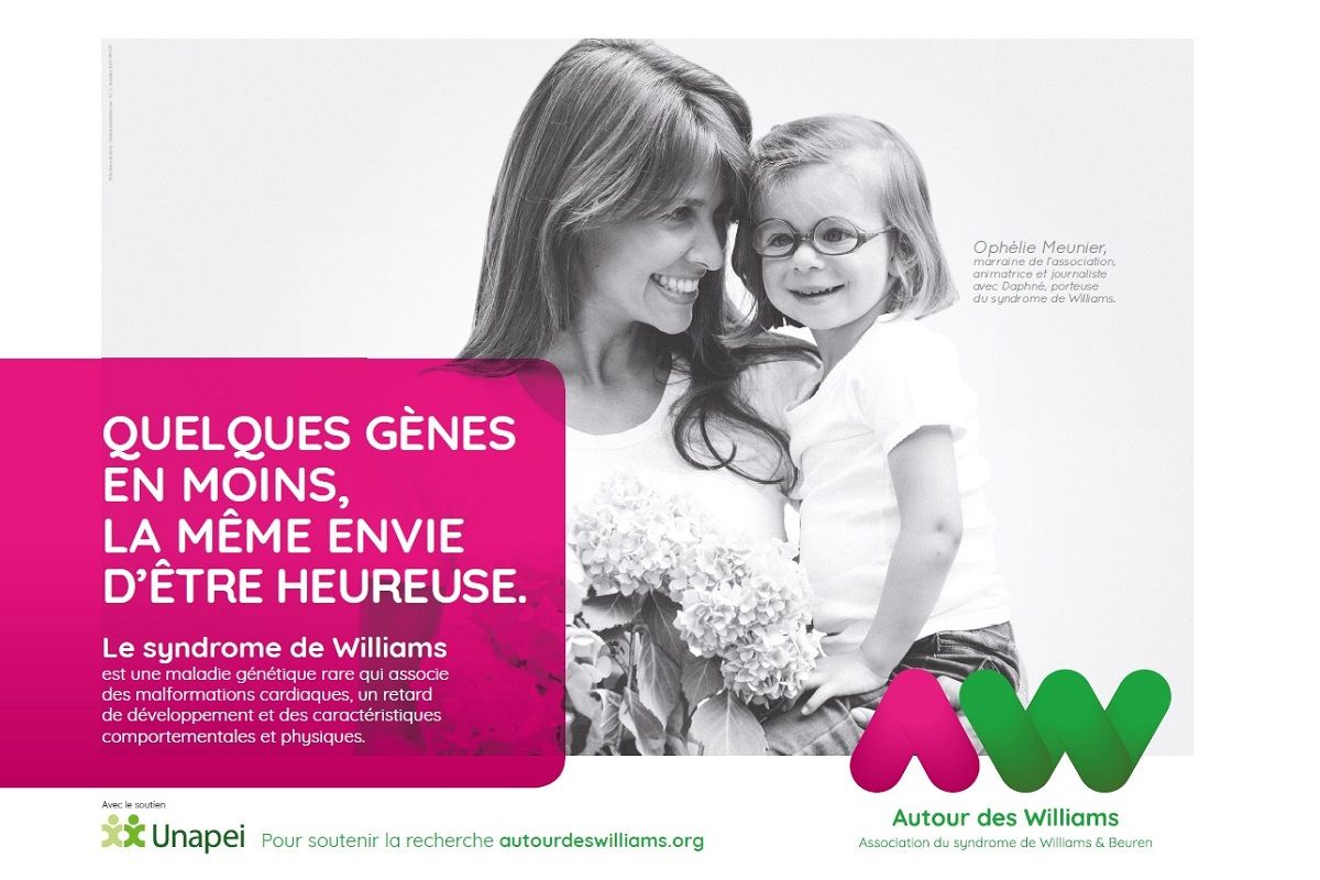 affiche de la campagne de sensibilisation ophelie meunier avec la petite daphné b5e69