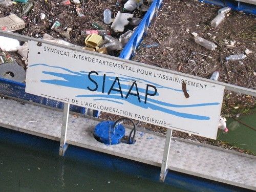 Un des lieux de dépollution dont a en charge la SIAAP sur la Seine prés de Paris
