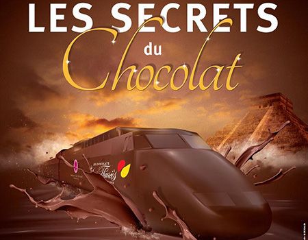 affiche de la manifestation TGV les secrets du chocolat