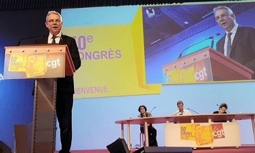 Thierry LEPAON lors de l'ouverture du congrès le 18 mars 2013 et qui doit se conclure par son élection le 22 mars