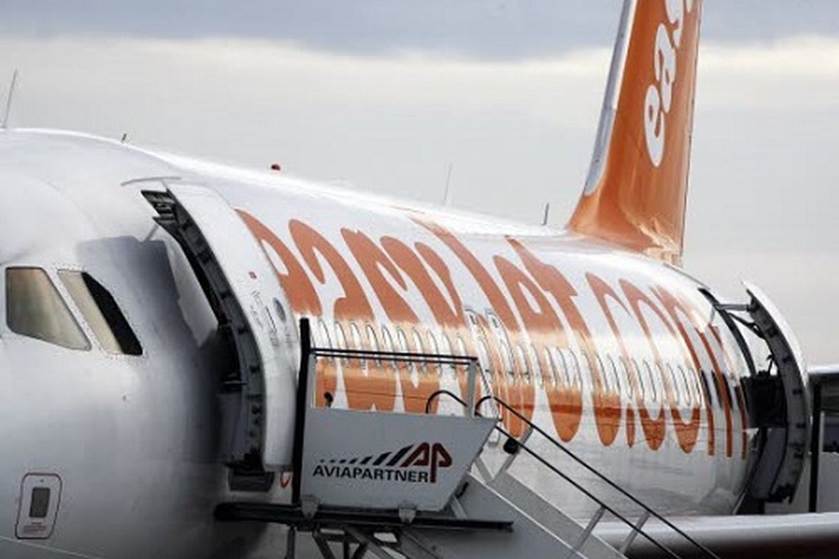 Avion de la compagnie a EasyJet