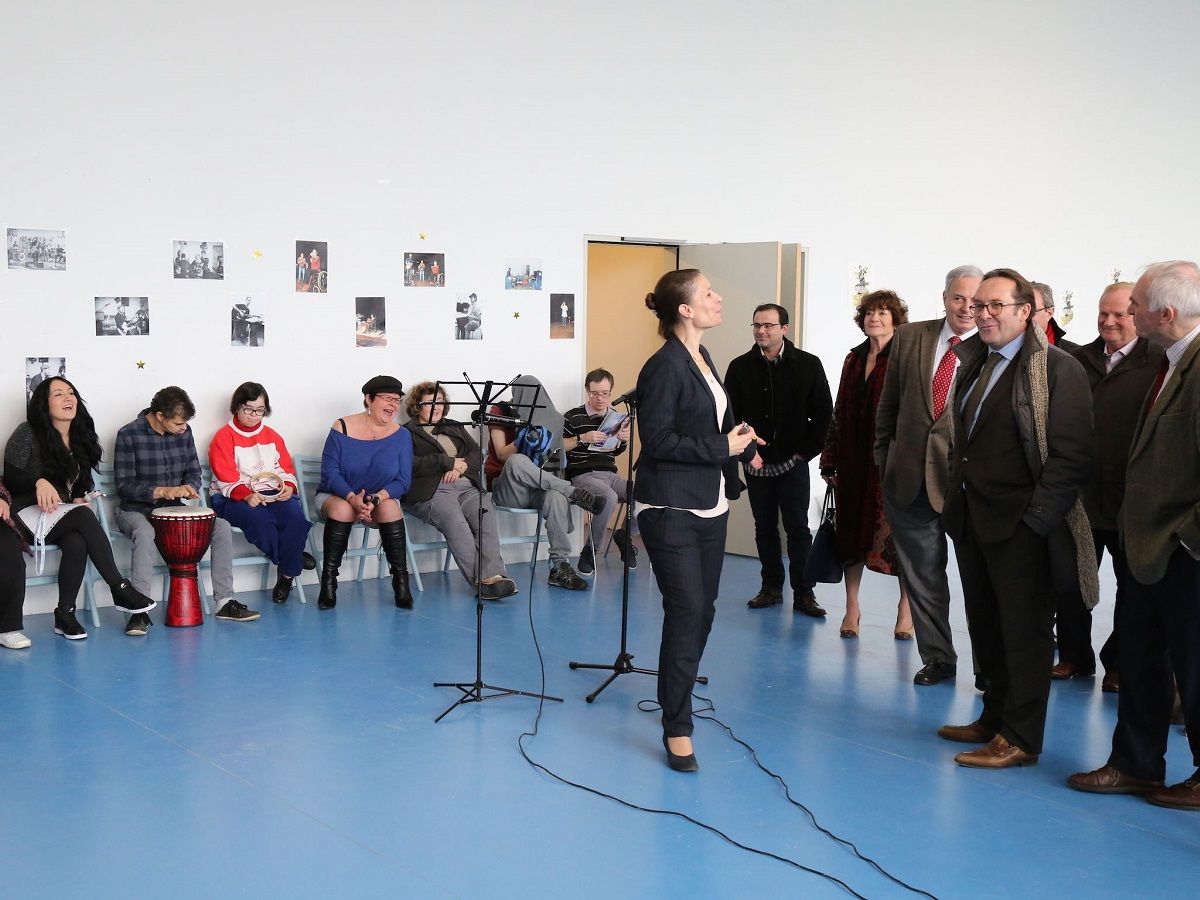 Visite du  President du Conseil departemental Yvelines, Pierre BEDIER