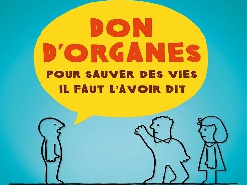Affiche de la 13e journée nationale de reflexion sur le don d'organe et de greffe et de reconnaissance aux donneurs
