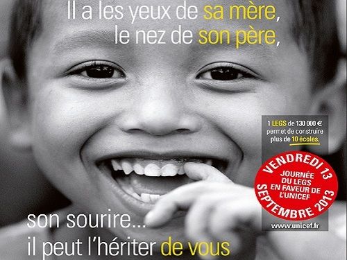 Affiche de la journée nationale 2013 du Legs pour l'UNICEF journee-du-legs-pour-l-UNICEF
