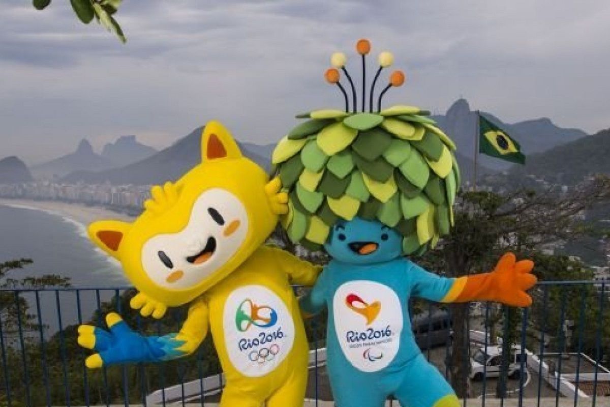 Les deux mascottes des jeux olympiques et paralympiques