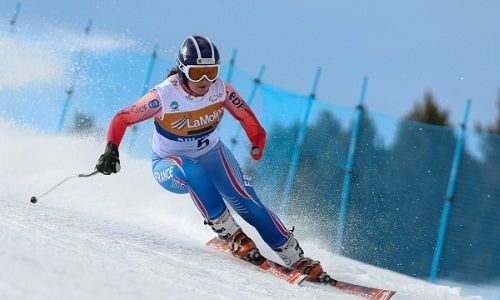Marie Bochet championne du monde ski alpin remporte une 4e m&eacute;daille d'or &copy; Marcus Hartmann