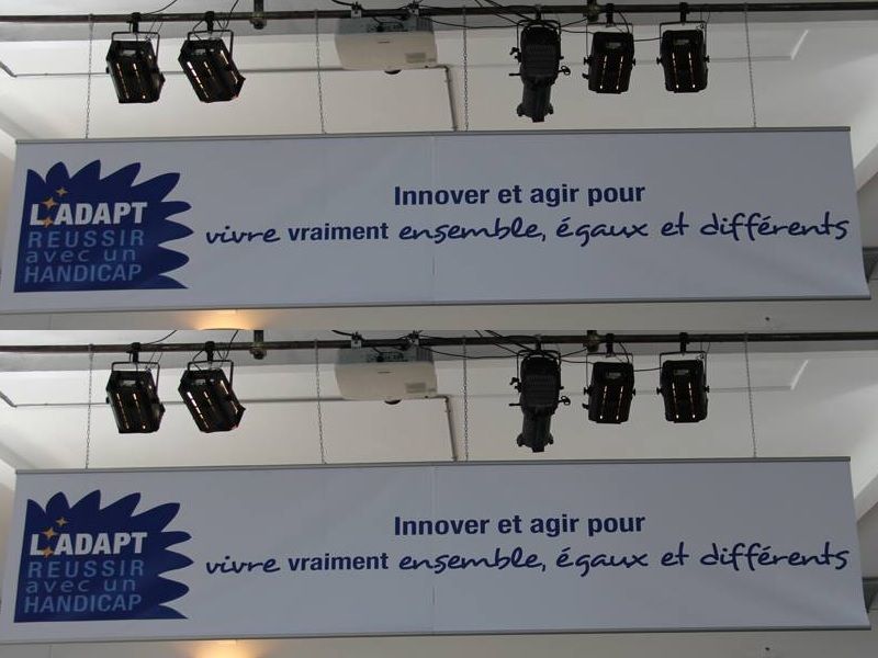 Banniere Adapt Vivre ensemble egaux et different