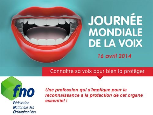 Affiche journée mondiale de la voix