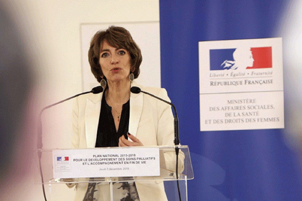 Marisol TOURAINE presentant les detaille de son plan 2015-2018 pour les soins palliatifs