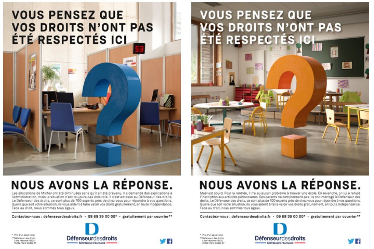 Affiche campagne defenseurs des droits