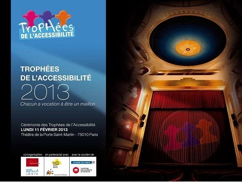 affiche des trophées d'accessibilité en 2013