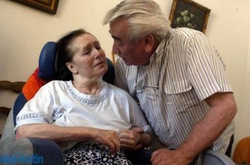 Jean-Claude Caudéran, s’occupe de son épouse Aline diagnostiquée Alzheimer