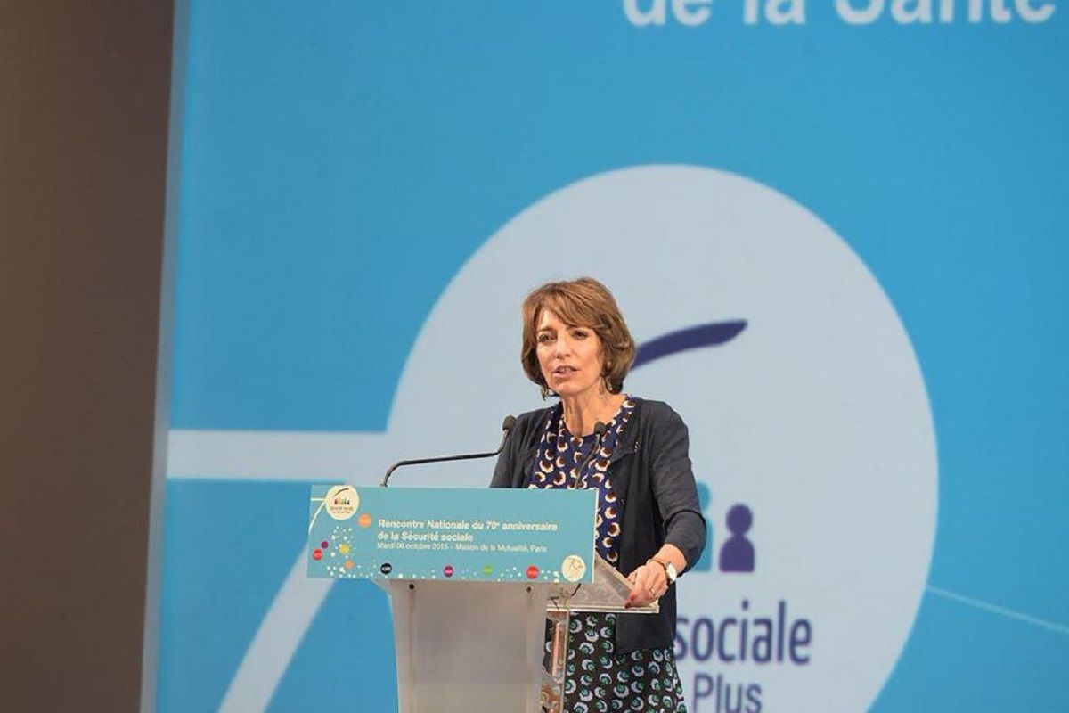Marisol TOURAINE le 6 ocotbre 2015 lors de son discours pour les 70 ans de la securite sociale