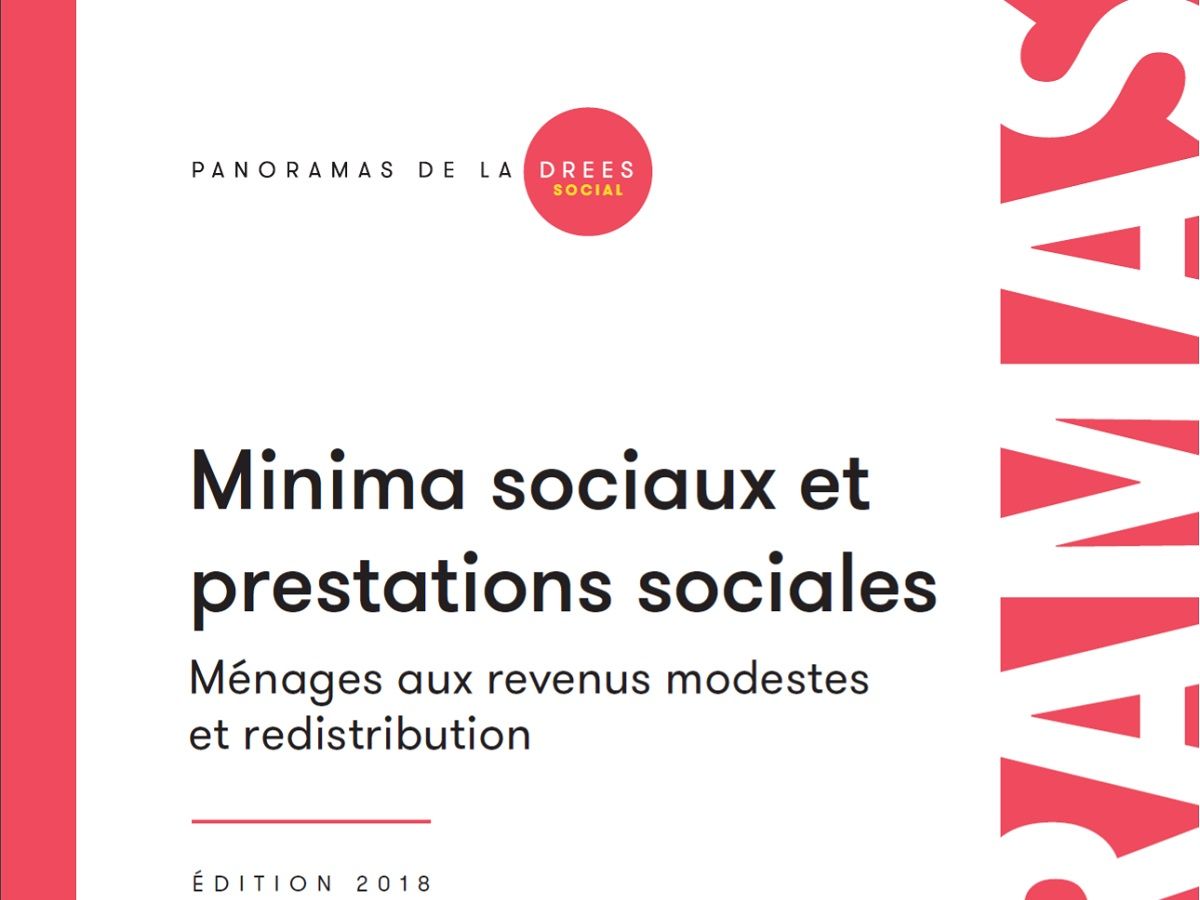 Couverture partielle de la nouvelle edition 2018 minima sociaux et prestations sociales publiee par la DREES