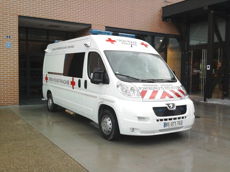 Ambulance de la Croix-Rouge a Strasbourg