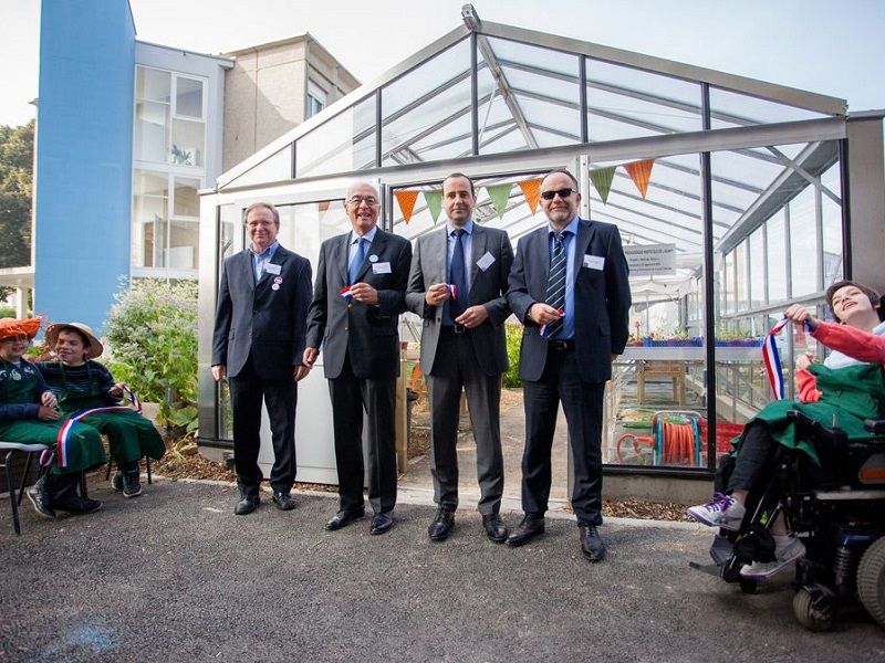 Inauguration de la serre