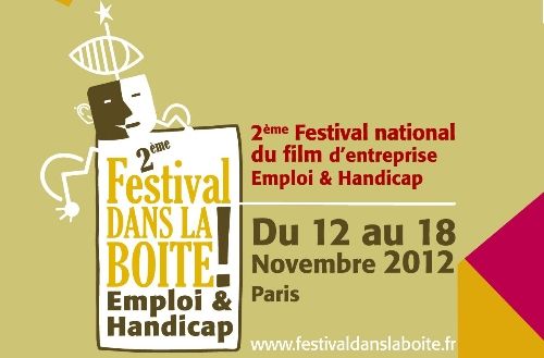 affiche festval dans la boite emploi et handicap