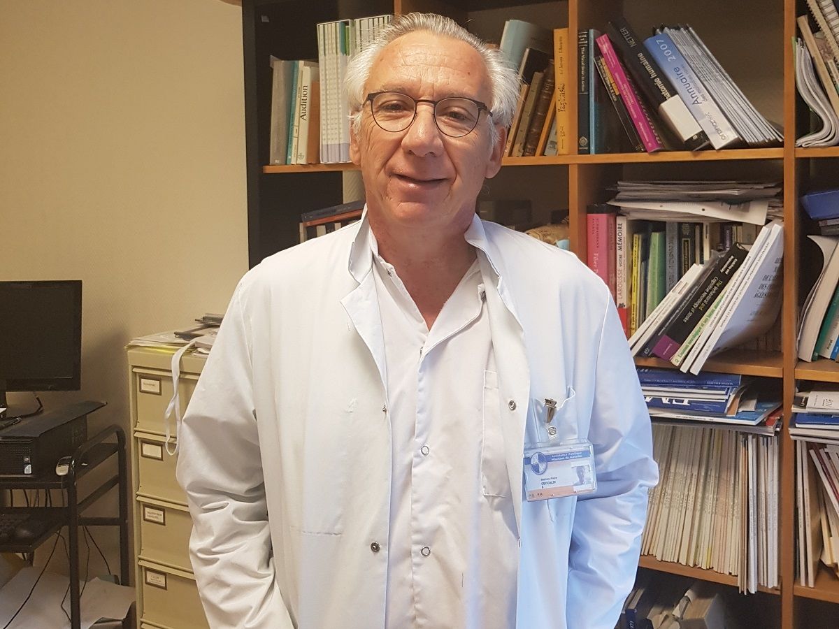 Le Professeur Methieu Ceccaldi de l'institut DHUNE