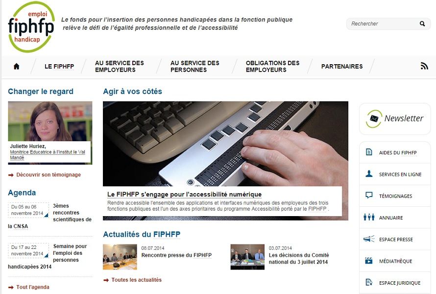Le FIPHFP renove son site