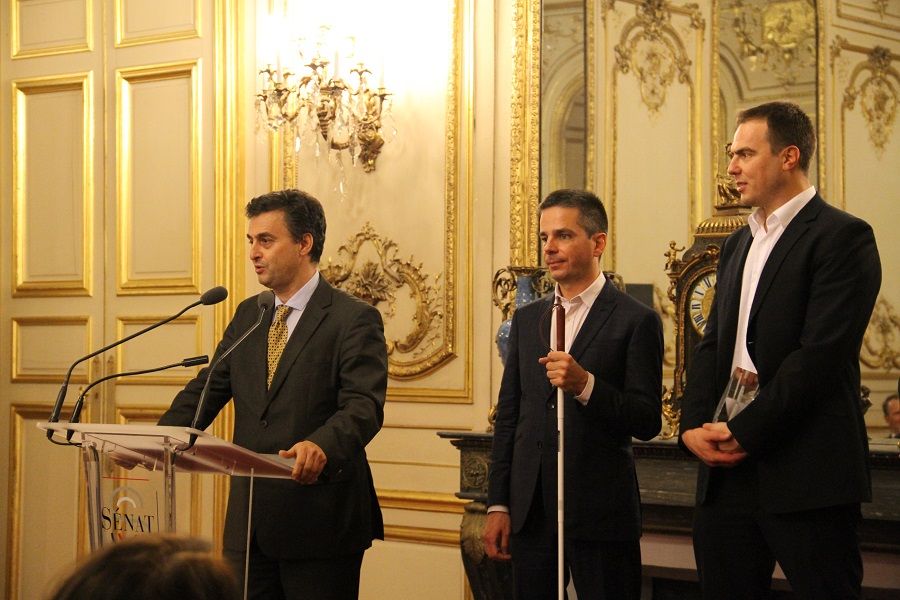 Les cofondateurs d Ethik Investment Trophee national l entreprise Citoyenne