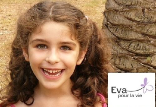 La petite Éva décédé d'un cancer qui a donnée le nom a l'association "Éva pour la vie"