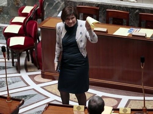 La ministre chargée de la Lutte contre l'exclusion Marie-Arlette Carlotti, le 30 janvier 2013 à l'Assemblée nationale