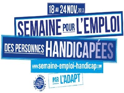 Affiche de la 17e edition pour l'empli des tavailleurs handica&eacute;es