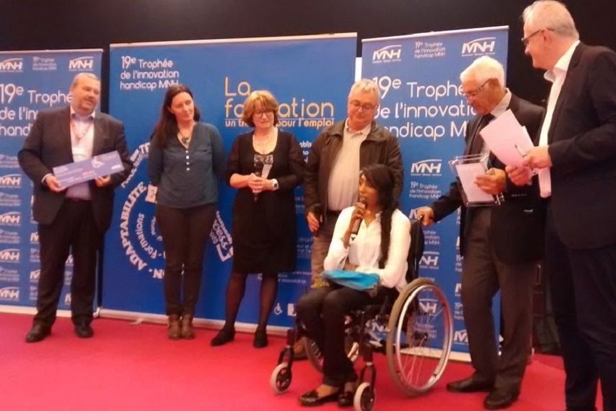 Remise du prix coup de coeur a la fondation Mallet
