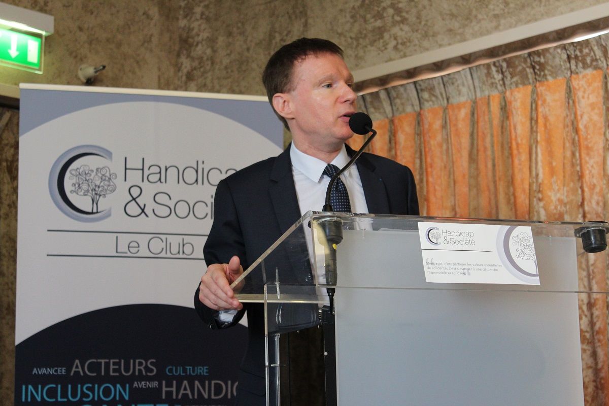 Stephane BRIDEL Secretaire General du Fonds Handicap et Societe le 22 juin 2016 a Paris