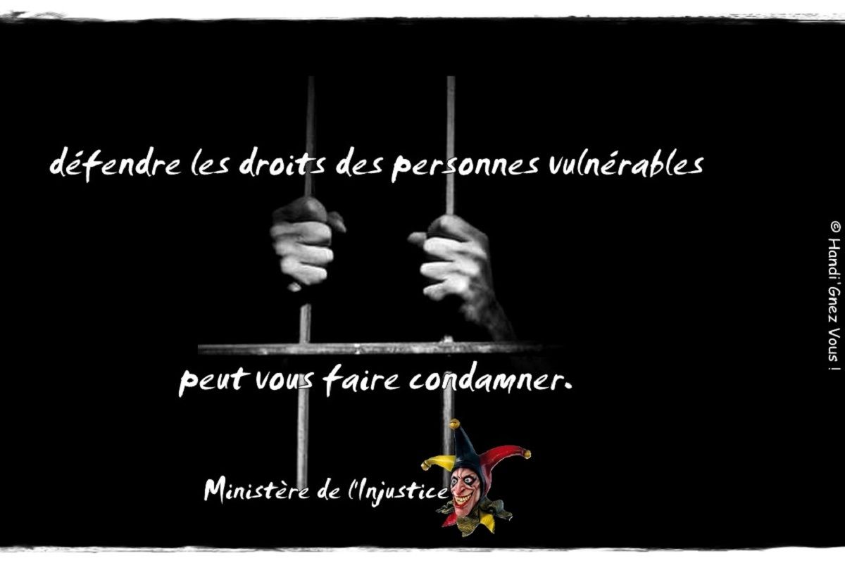 Toulouse injustice Affiche association HandiGnez Vous