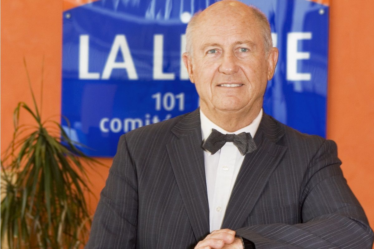 Le professeur Francis LARRA ancien président de la ligue contre le cancer 69b2e